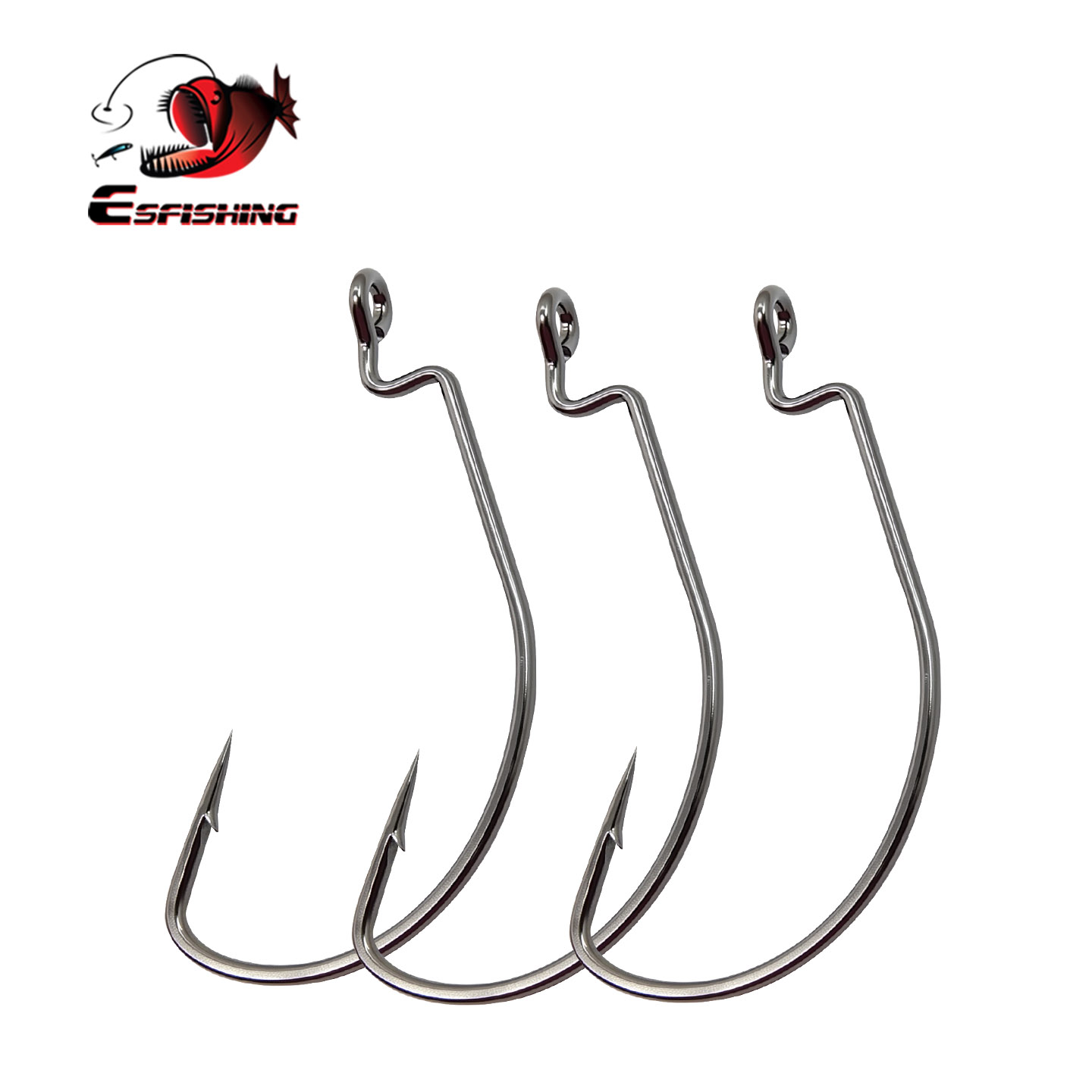 Fishing Hook Offset - Anzuelos de Pesca ESFISHING de Acero