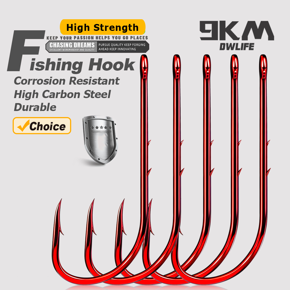 Fishing Hook Circle - Ganchos de pesca Baitholder de 9KM,