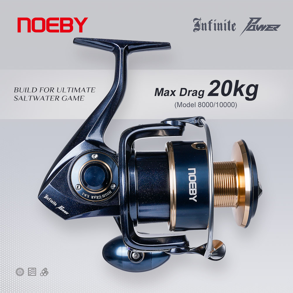 Daiwa Reel Bg - Carrete de Pesca Giratorio NOEBY Infinite