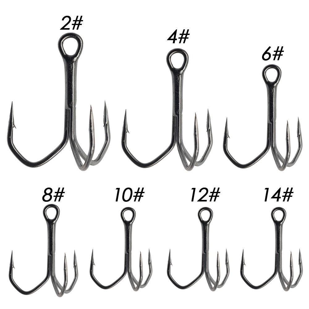 Fishing Hook Offset - Anzuelos de pesca anzuelos triples de