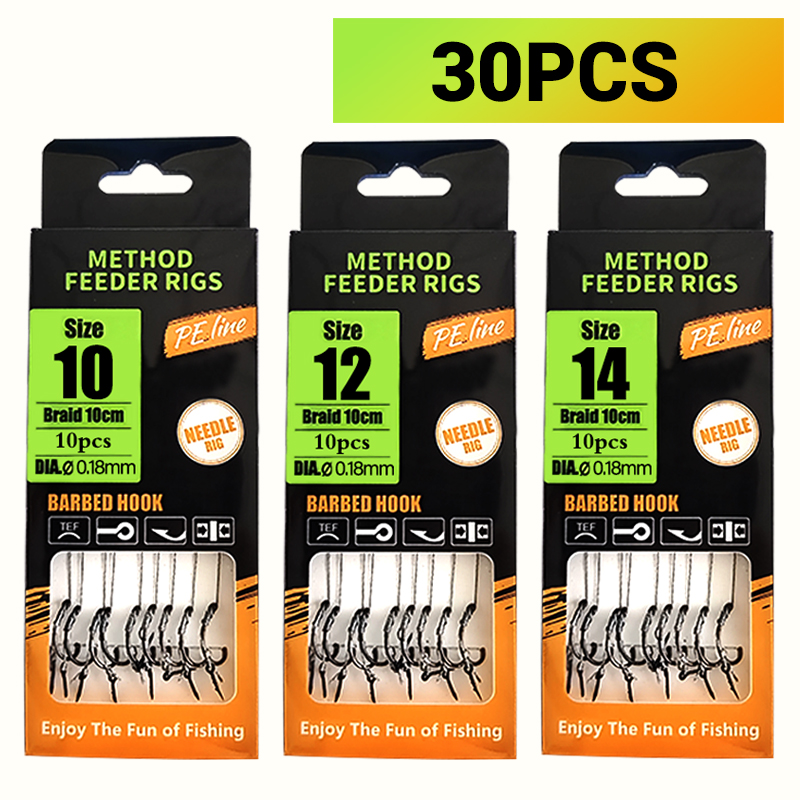 Aparejos de pesca de carpa pre - Fishing Hook Barbless reseña y precio