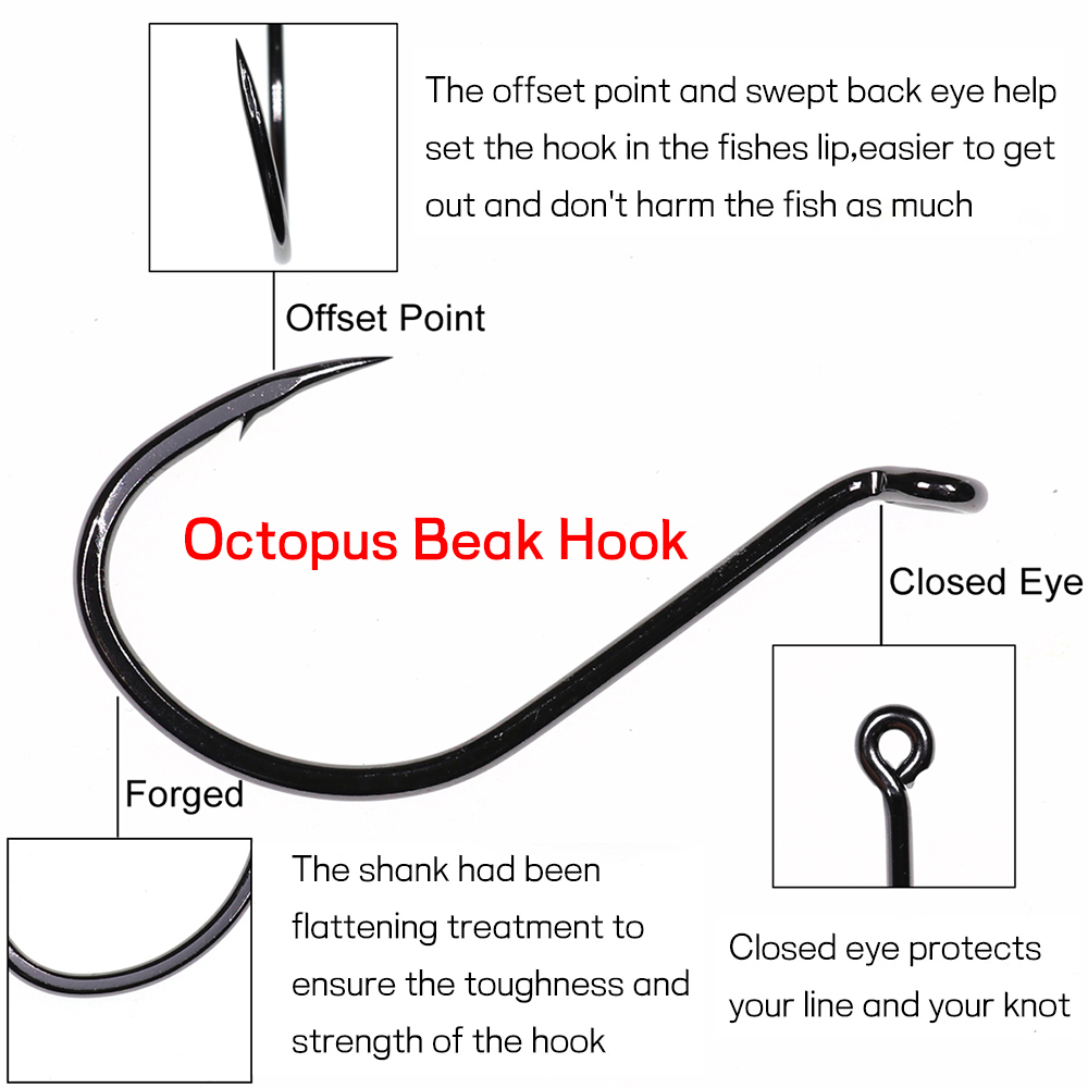 Bimoo 20 piezas anzuelo de pic - Fishing Hook Barbless reseña y precio