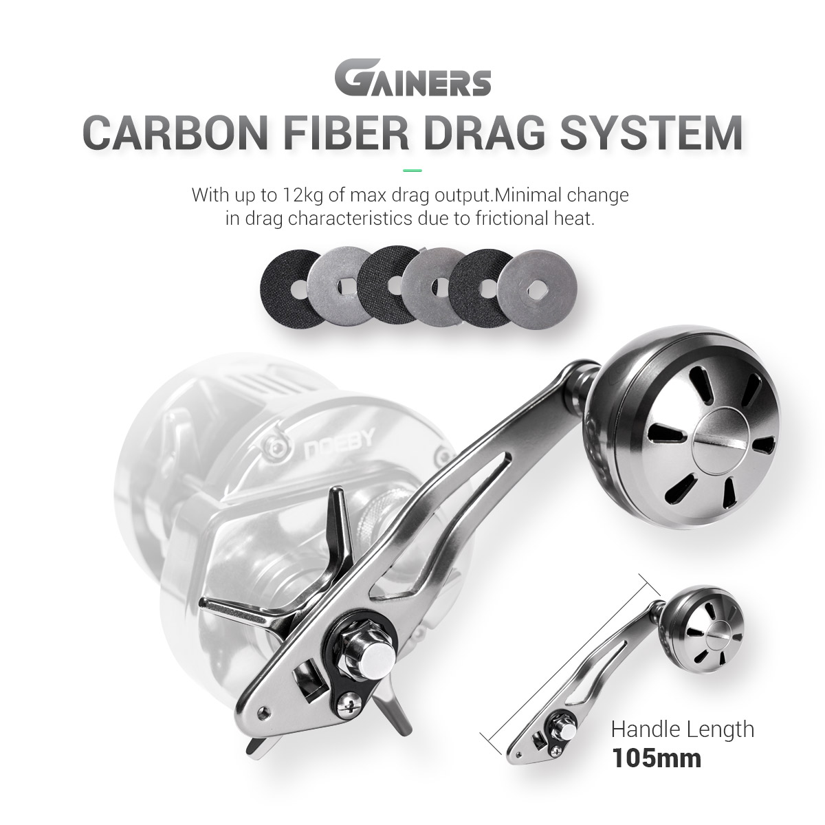 Carrete de Pesca NOEBY Gainers - Daiwa Reel Bg reseña y precio