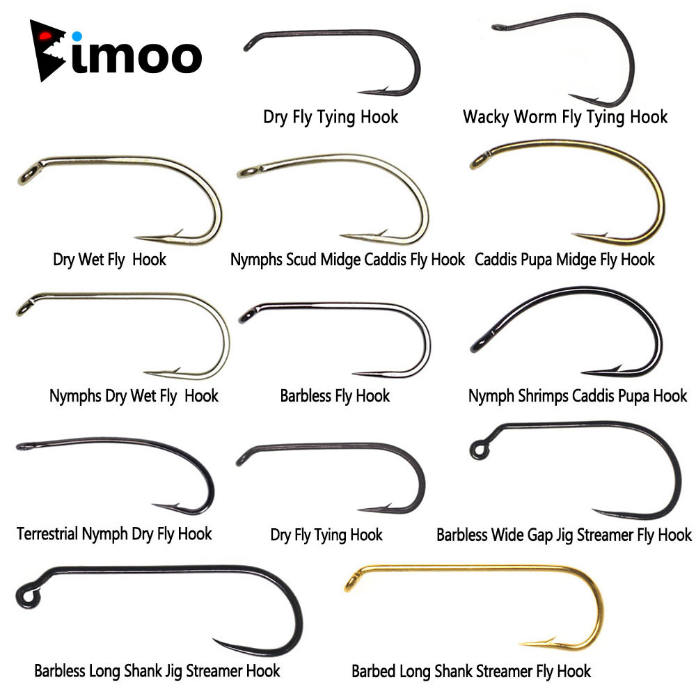 Bimoo 100PCS 1 # ~22 #   Anzue - Fishing Hook Barbless reseña y precio