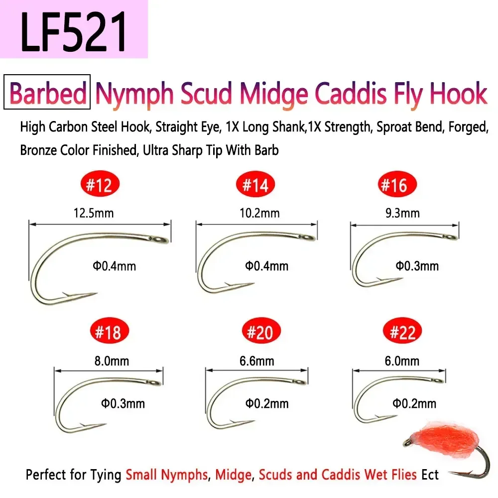 Bimoo 100PCS 1 # ~22 #   Anzue - Fishing Hook Barbless reseña y precio
